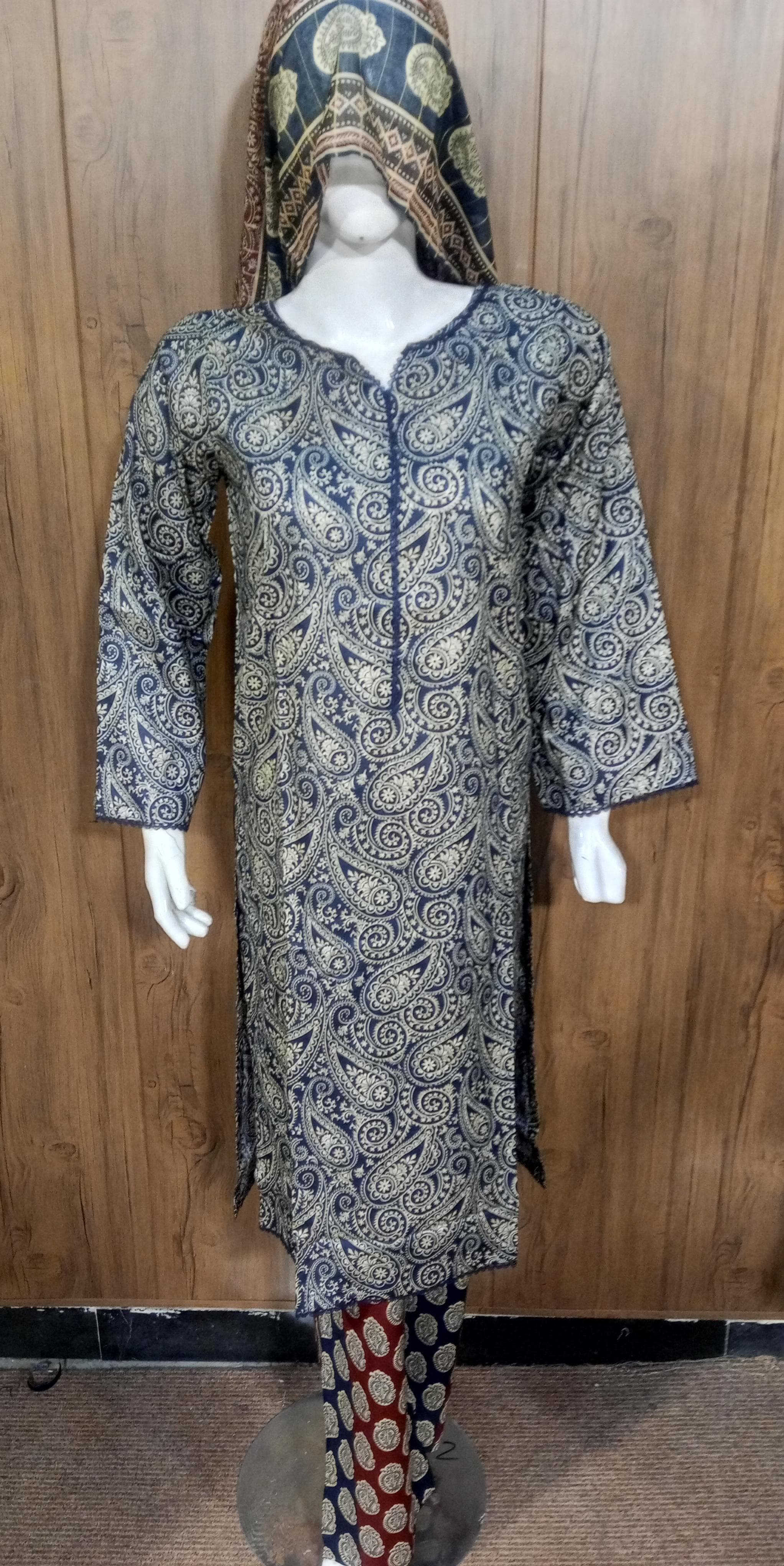 I-007 Bin Saeed 3 Piece Premium Lawn Stitched Trouser Shirt